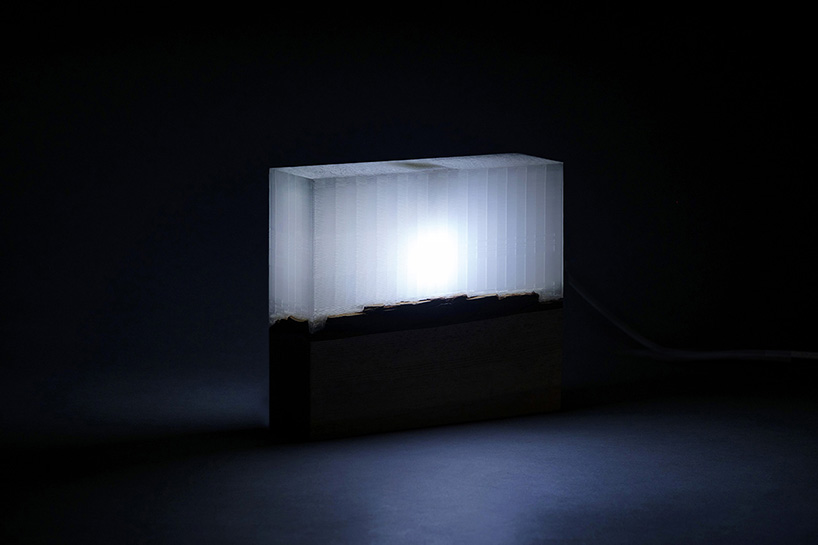 Floor Lamp unites Nature and 3D Printed