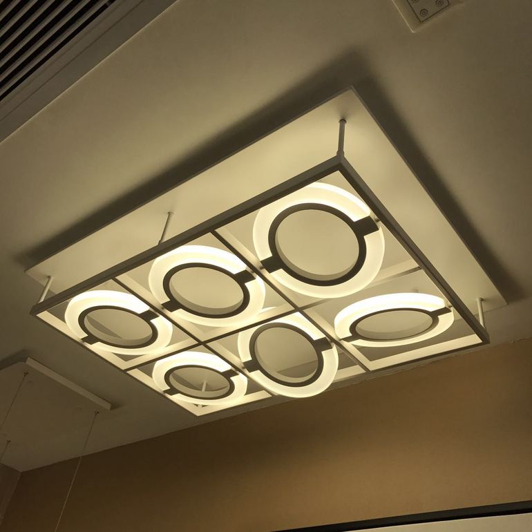 Jujiayiindoor,smart,yellow ceiling lamp9225