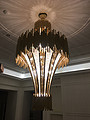 ART LAMP Modern interior steel, gilded, large golden hall Chandelier