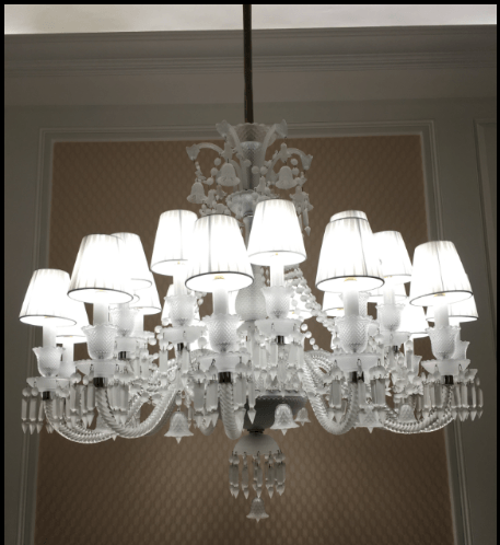 ART LAMP Modern interior white crystal chandelier