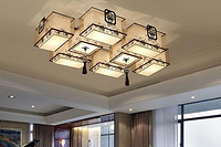 Pictures of Chinese-style Living Room Ceiling Lamp Featuring Primitive Simplicity and Classicism