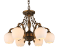 Meidina H7418-6L modern interior glass chandelier