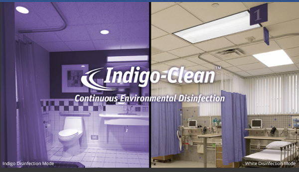 Kenall Introduce Light Fixtures Using Indigo-Clean Technology