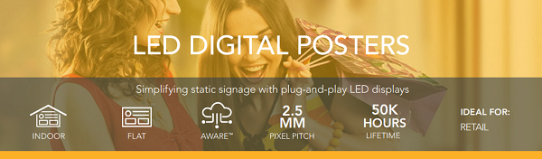 NanoLumens Introducted of LED Digital Posters