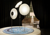 The Story Behind Rick Tegelaar's Filigree Floor Lamp and Meshmatics Chandelier for Moooi