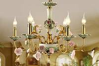 Appreciation of Country-style Bedroom Chandeliers, Creating a Quietly Elegant Household Environment