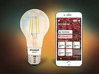 The HomeKit-enabled SYLVANIA SMART+ A19 Full Color Bulb