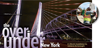 Major Electric Construction and Design Installation of Lighting on the Kosciuszko Bridge Completed by E-J Electric