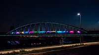 Philips Lighting has given the Hendrix bridge a unique lighting makeover, transforming the railway bridge with a spectacular LED light show