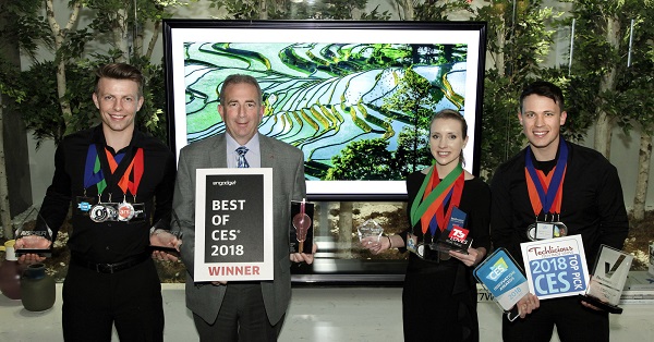 LG Electronics Wons CES 2018 'Best TV Product' Honors for LG AI OLED C8 TV