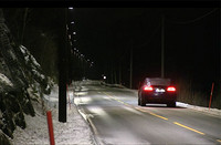 Norway radar-controlled dynamic street lighting