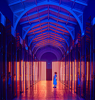 Flynn Talbot Transforms V&A's Former Textile Room into Colourful Hall of Light