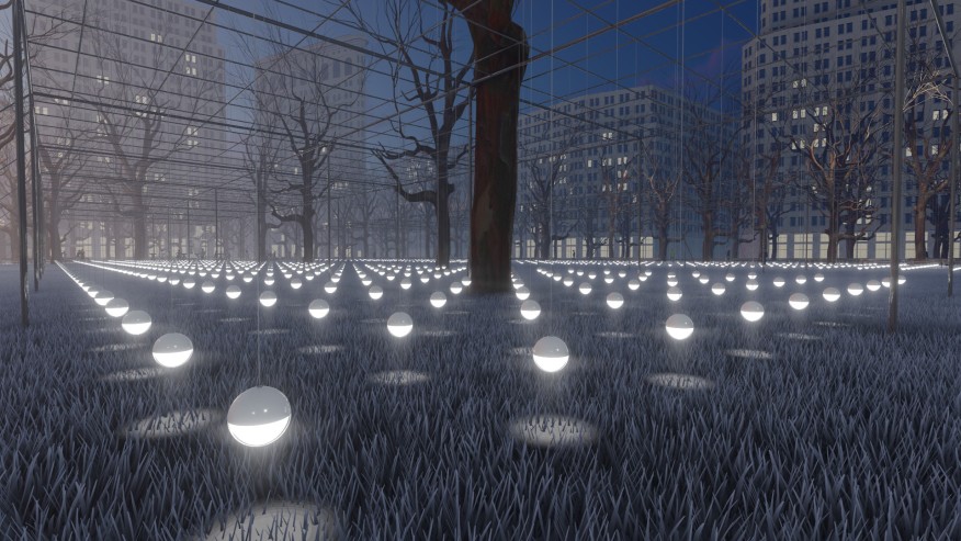 “Whiteout” of LED on View in New York City