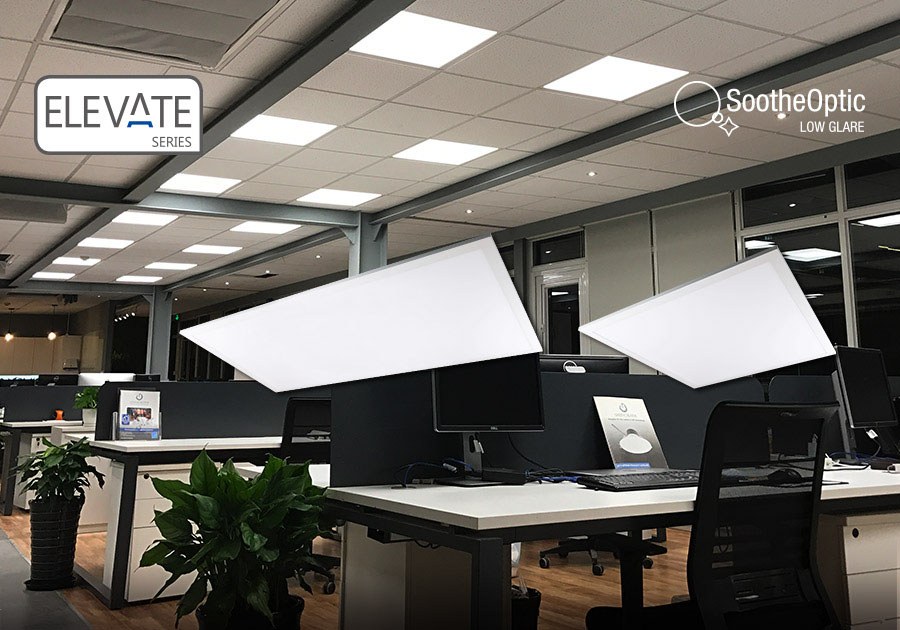 Green Creative Launches Elevate Series Low Glare Panel LED Luminaires