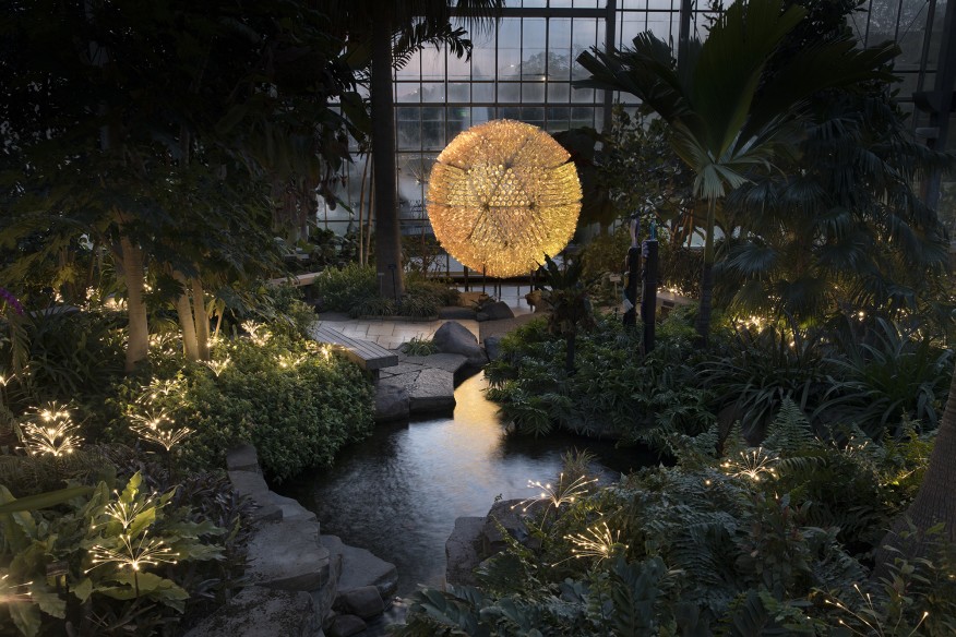 The Lamps at the Nicholas Conservatory and Gardens