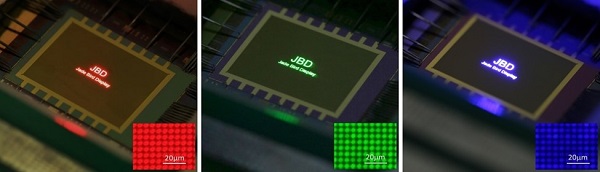 JBD Devises New Micro LED Technology to Make Ultra-Compact Micro LED Microdisplays.