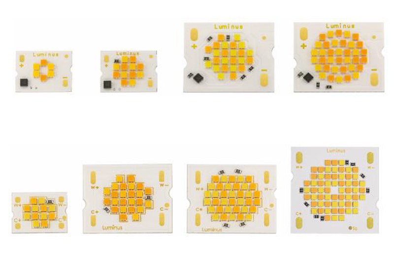 Luminus’ Dynamic Modules Deliver Uniform Warm Dimming and Dynamic CCT Control Across Environments