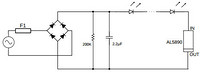 Two-pin Current Source Works at 400V For LEDs