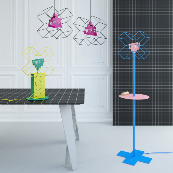 Graphic WTF Lamps by Sergey Lvov