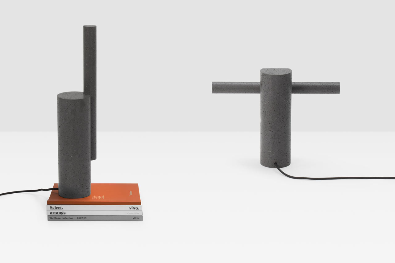 Drill: Lamps Made of Volcanic Stone
