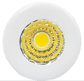 Circular miniature cow eye light (bake white)