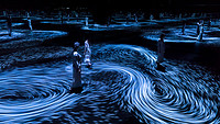 TeamLab Creates Interactive Whirlpools Inside National Gallery of Victoria