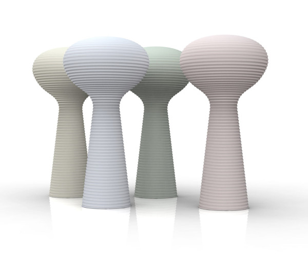 A Sculptural, Outdoor Lamp that Blooms