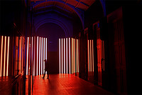 Flynn Talbot Illuminates V&A Museum Gallery as A Cathedral of Light