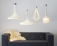 Elizabeth Salonen Hand-knits Loop Lamp Collection