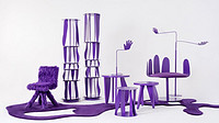 Crosby Studios' All-purple Furniture Collection Includes Recurring Hand Shapes