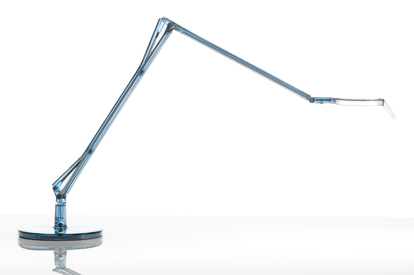 Alberto and Francesco Meda Use Conductive Aluminum Rods For Kartell's Aledin LED Lamp