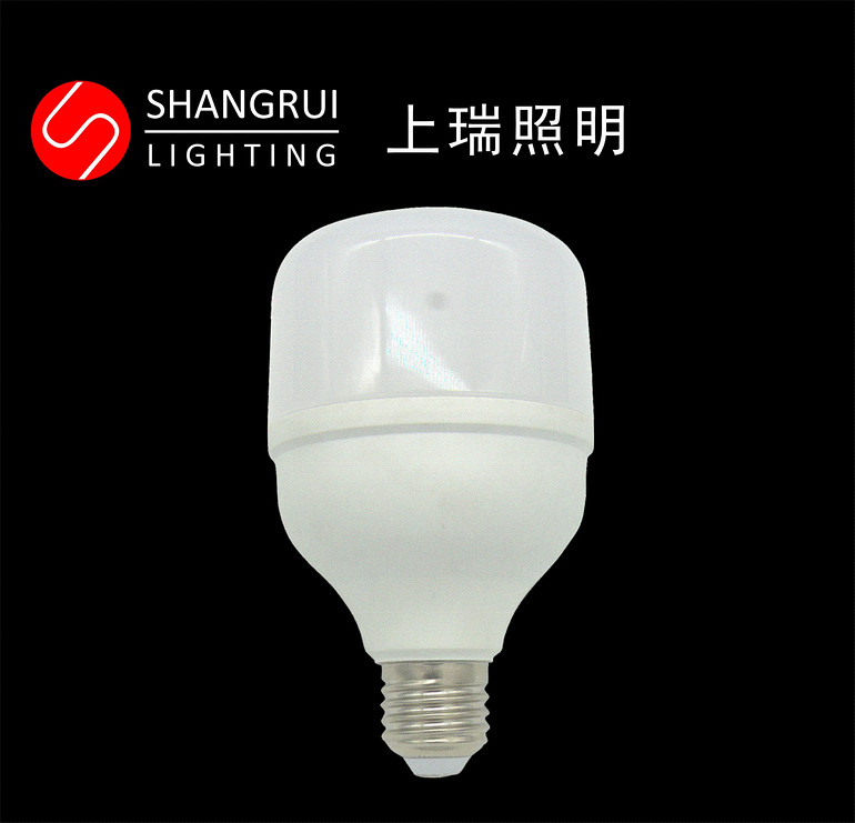 T80-S T lamp bulb plastic coated aluminum shell package structure