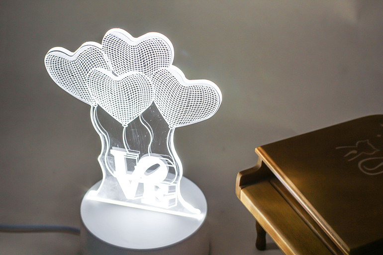 3D LED Lamp