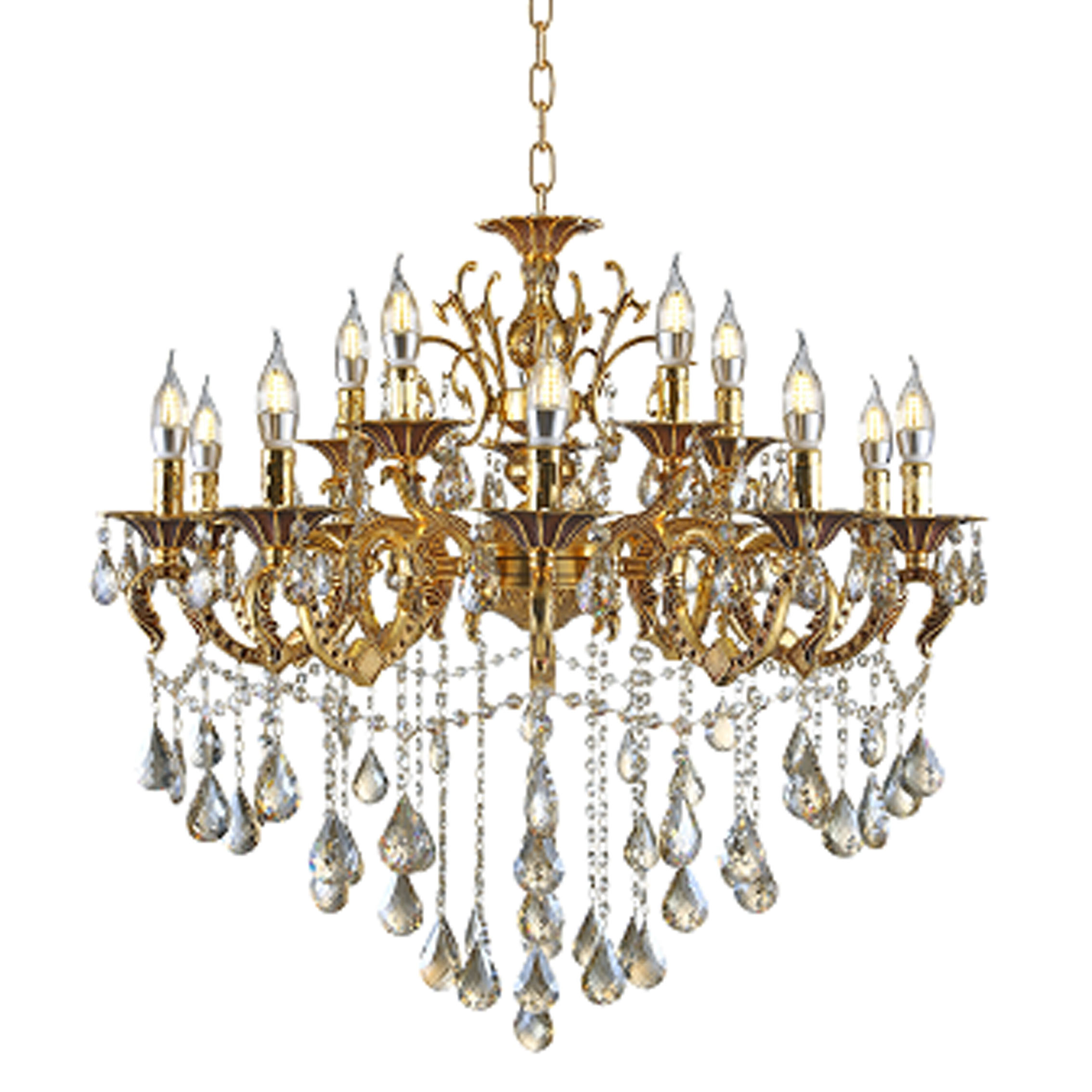 SHIXIN crystal chandelier home decorative pendant light indoor