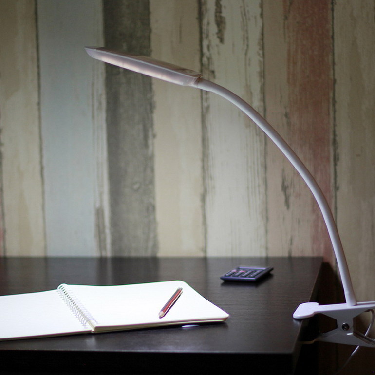 LED Charging Clamp Table Lamp