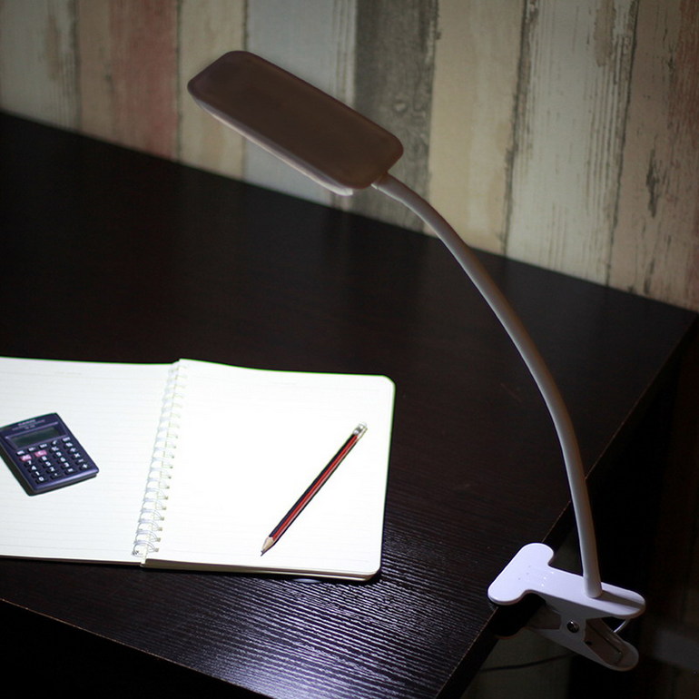 LED Charging Clamp Table Lamp