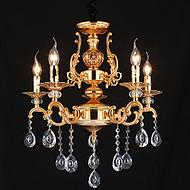 Chandelier crystals vintage hotel chandelier k5 crystal  home hotel decorative pendant lamp indoor