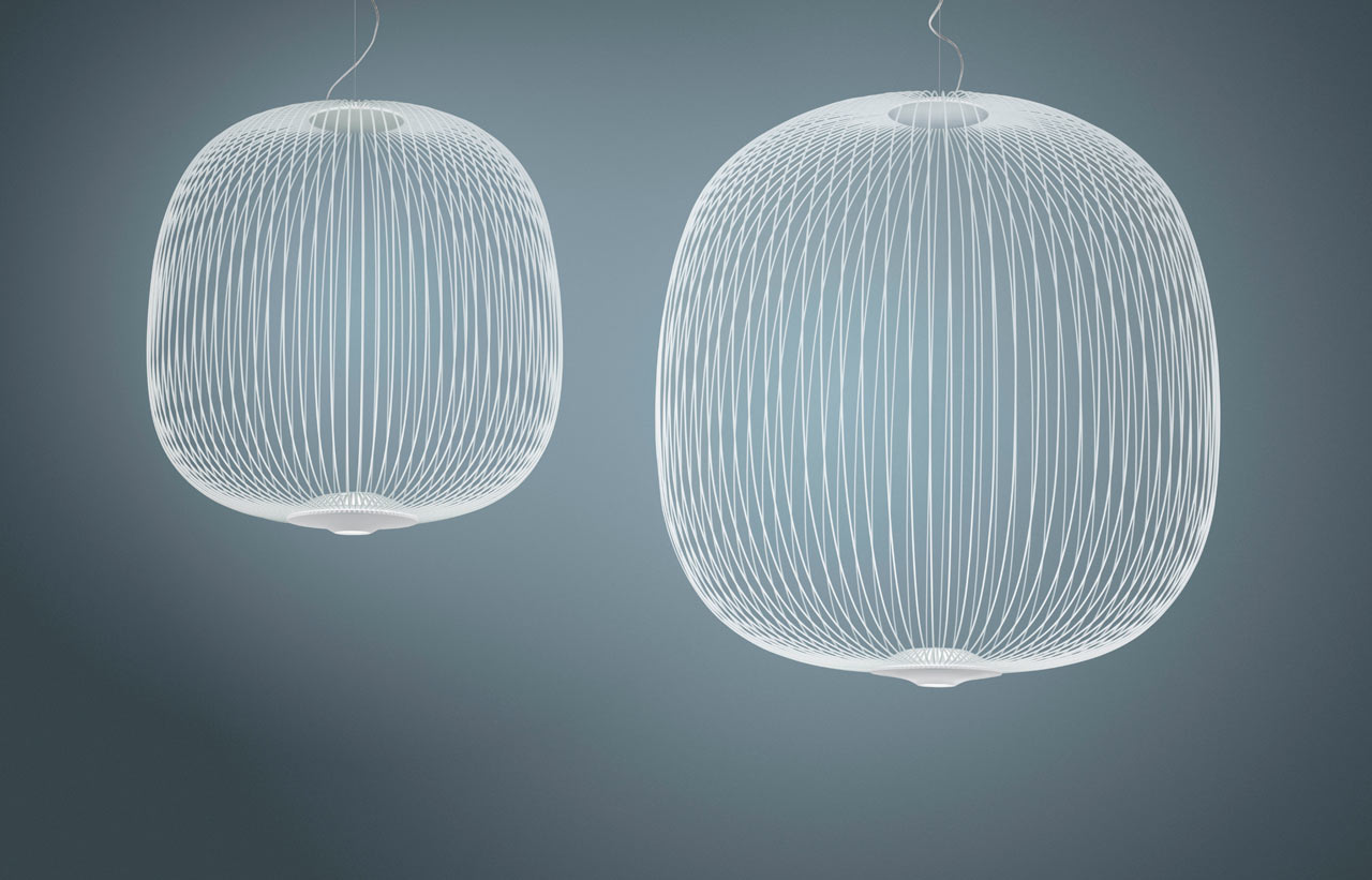 A Hanging Light Inspired by Bicycle Spokes