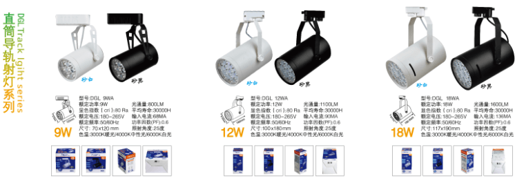 Straight tube guide light series