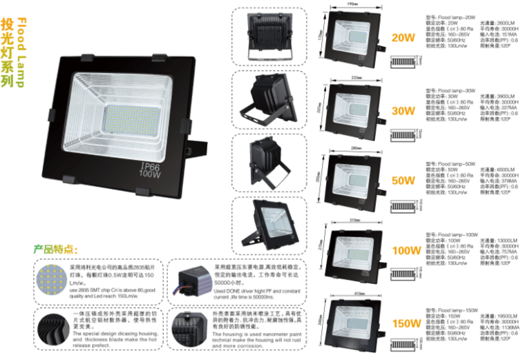 Flood light series