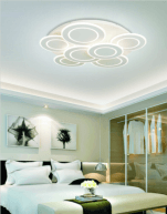 Xihepin White Multi circle living room ceiling lamp