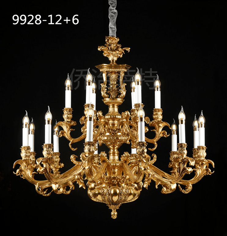 George Sartre Modern European large crystal chandelier