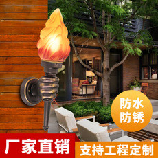 European luxury outdoor wall lamp