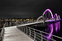 Ljusarkitektur Illuminates Glowing Solvesborg Bridge in Sweden