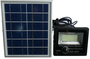 Solar LED Infrared Motion Sensor Floodlight HT-FLSEN02-30W