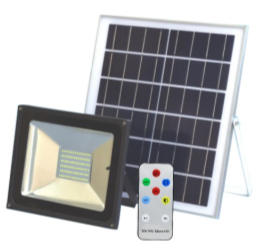 Solar LED Floodlight With IR Remote control HT-FL01-50W