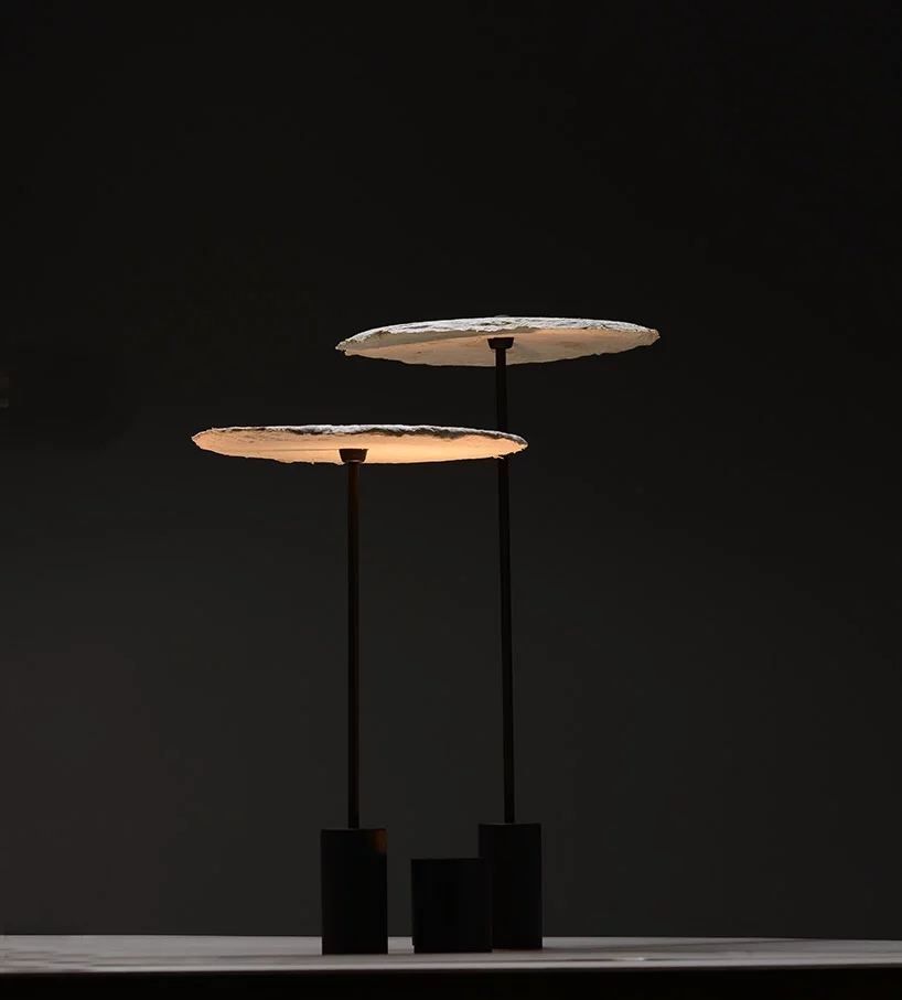 Nir Meiri Shapes Fungi Into Mycelium Lights Lamp Collection