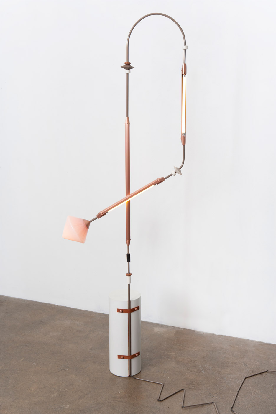 Bec Brittain Designs Sculptural Lamps Based On Tubes Of Light