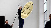 Daniel Rybakken's Minimalist Amisol Lamp For Luceplan Recalls A Solar Sail