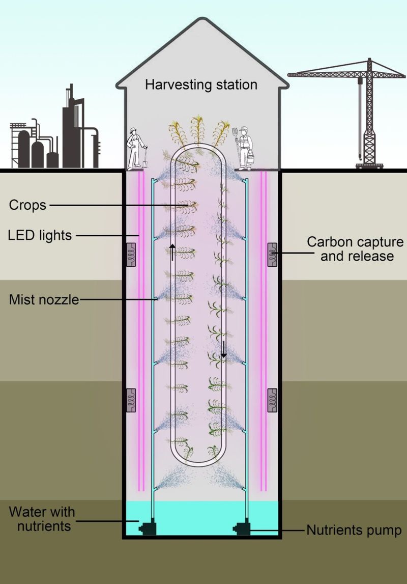 Underground Coal Mines to be Future Vertical Farm with LED Lighting